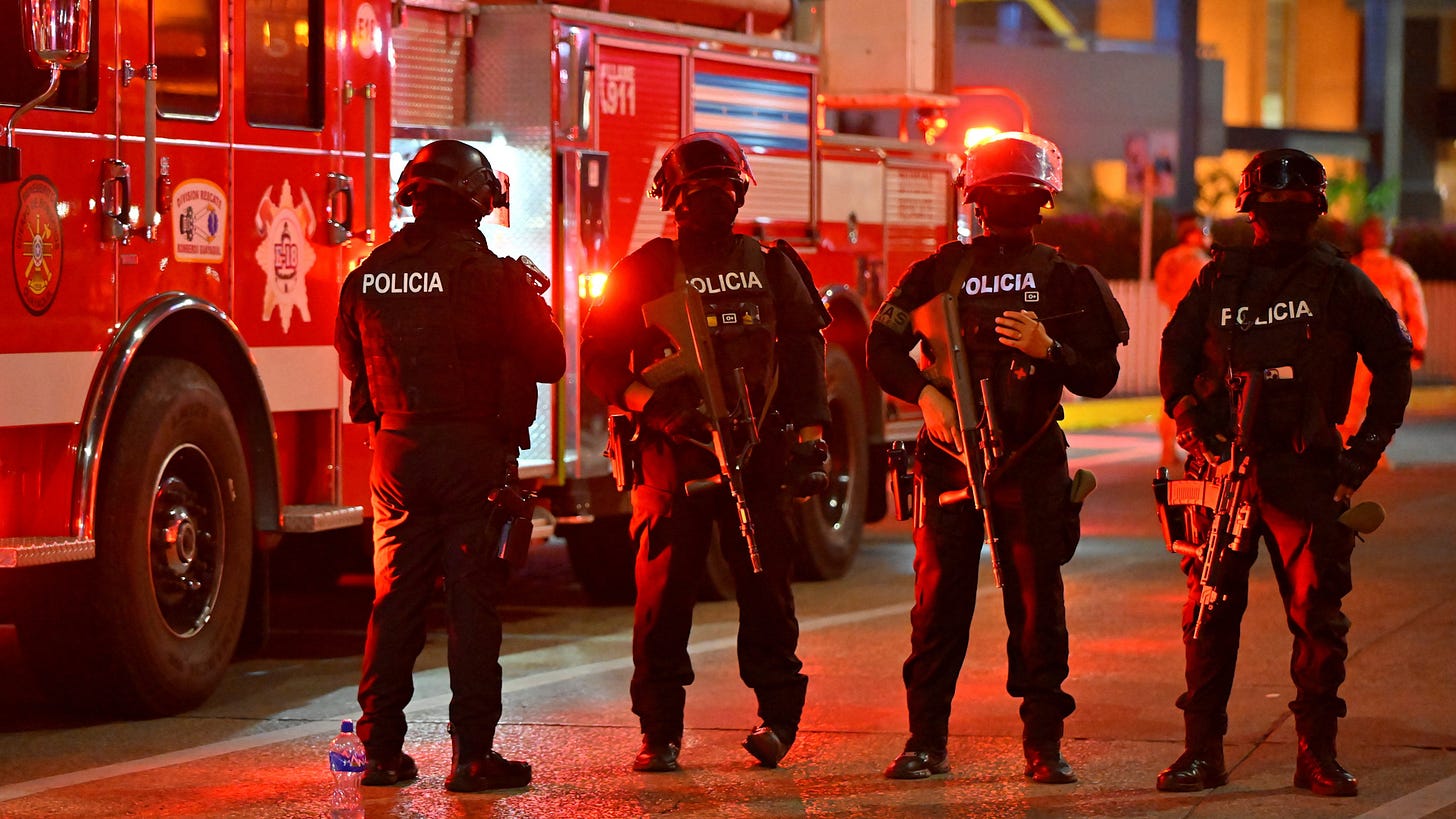 Deadly car explosion outside Ecuador mall sparks investigation