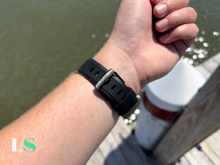 Nomad Rugged Case for Apple Watch case and band close-ups