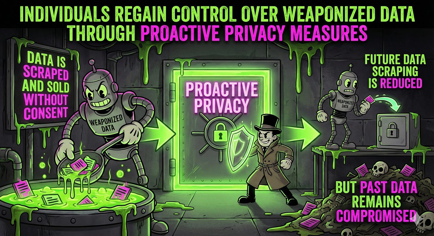 Protecting your data now means limiting future exposure while accepting that what’s already been scraped is likely permanent.