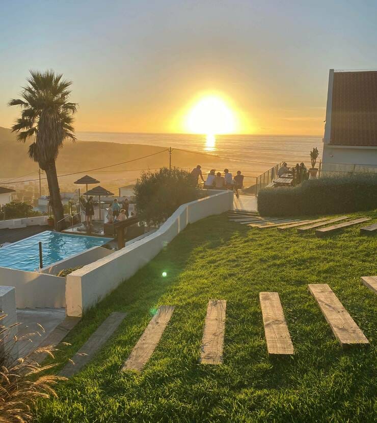 Sunset views in Ericeira