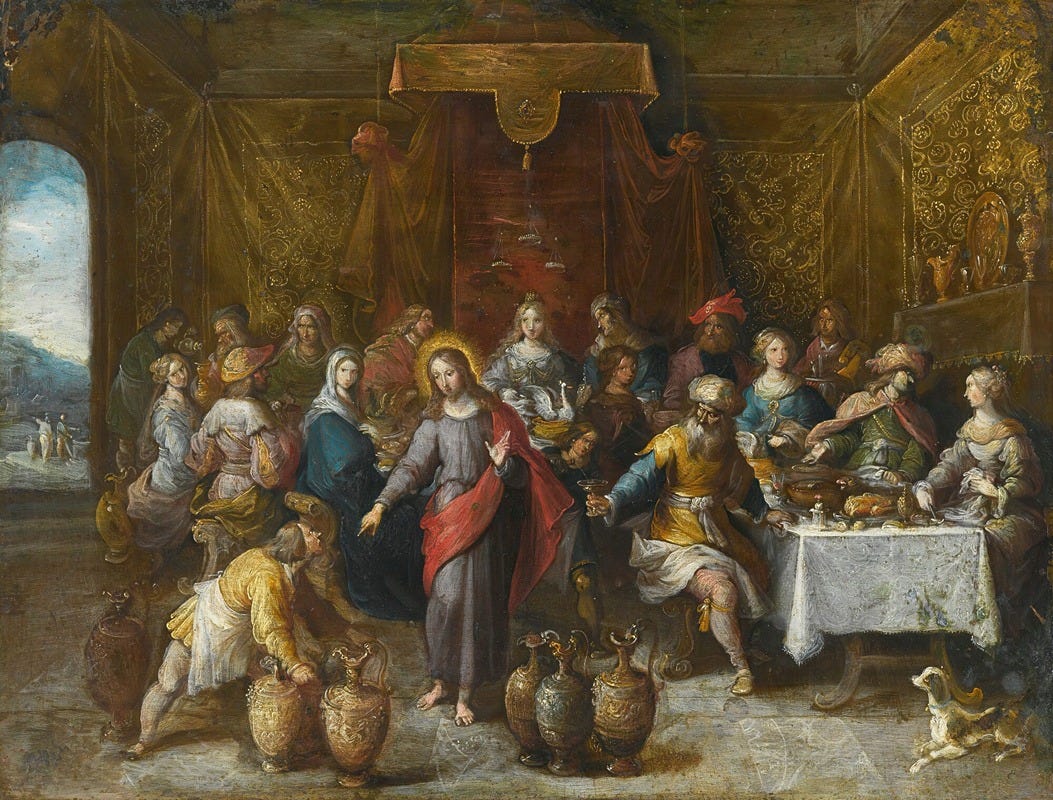 Frans Francken the Younger - The Marriage Feast At Cana Frans Francken the Younger - The Marriage Feast At Cana