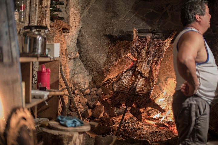 A Fishable Feast: South American barbecue. 