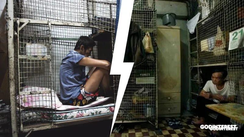 HONG KONG: 200,000 live in cages HONG KONG: 200,000 live in cages