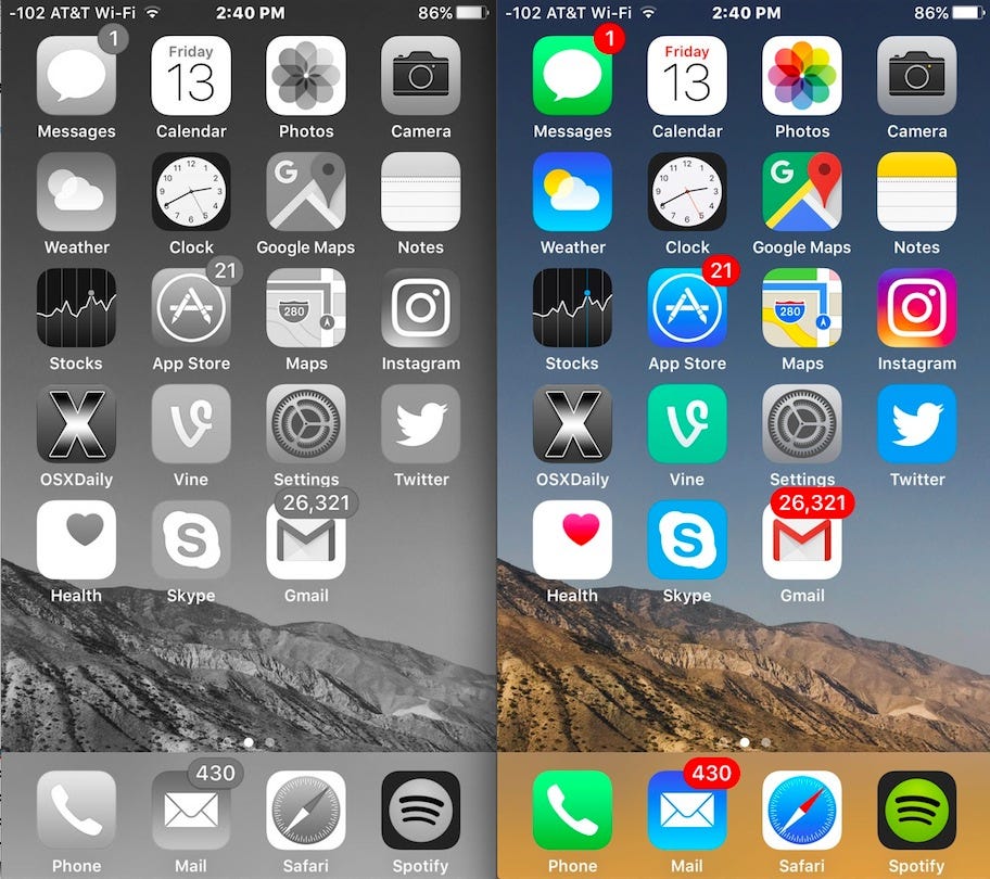 iPhone Screen Turned Black and White Suddenly?! Here's the Fix | OSXDaily