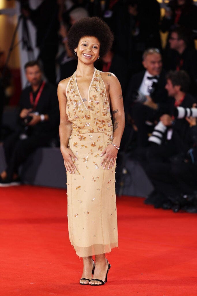 Myha'la Herrold's Three Very Different Miu Miu Vibes in Venice