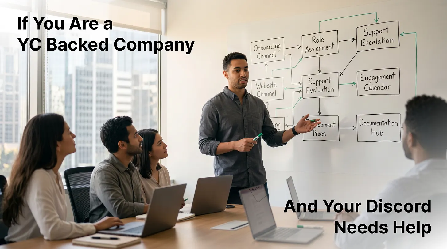 If You Are a YC Backed Company and Need Help Launching or Managing Your Discord Server