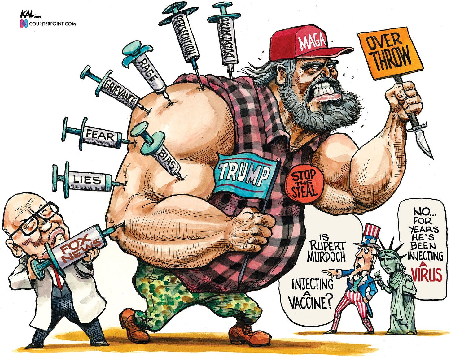 Political Cartoon on X: "Kal on Donald Trump's departure #TrumpTreason  #DonaldTrump #RupertMurdoch #QAnon2021 #MAGA – political cartoon gallery in  London https://t.co/dePcTdnXF6 https://t.co/dfvzQReYhy" / X