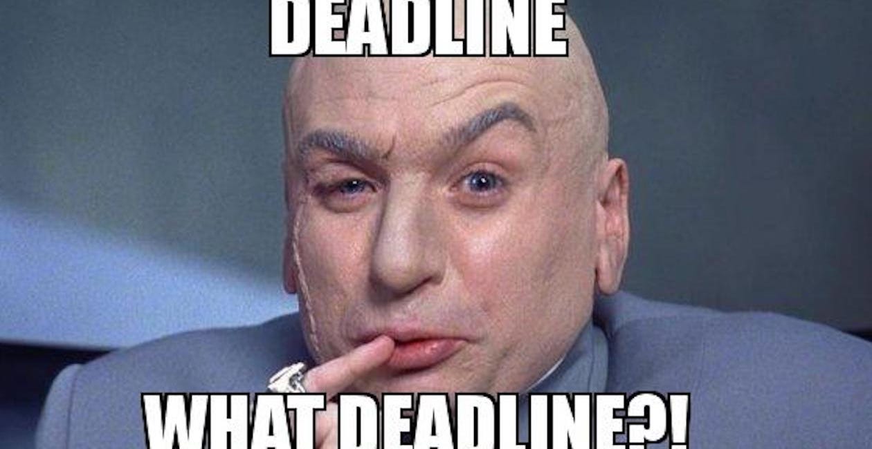 The Deadline is December 1, 2023
