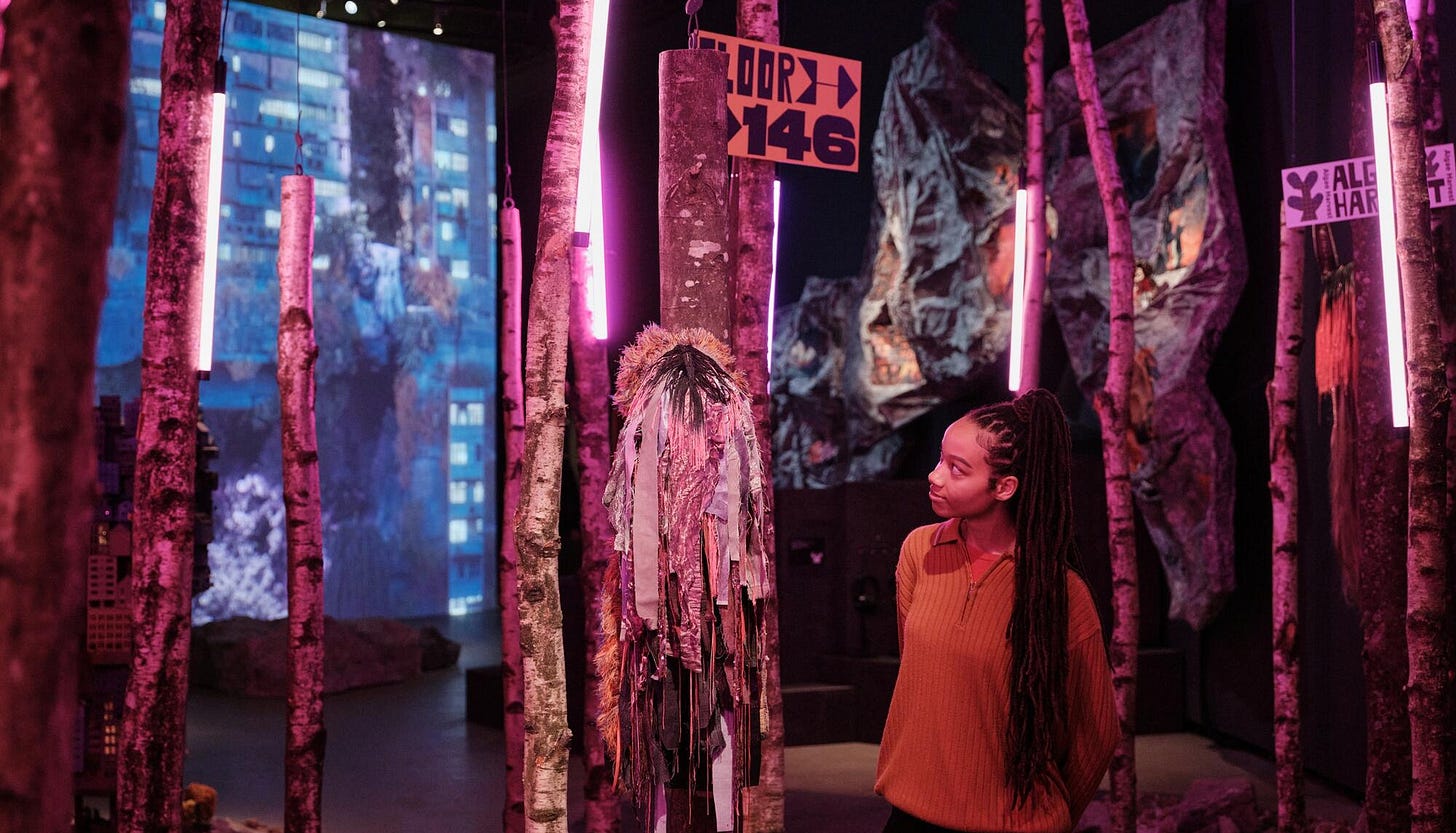 https://www.barbican.org.uk/sites/default/files/styles/gallery/public/images/2026-05/2.%20%20Planet%20City%2C%20Liam%20Young%2C%20In%20Other%20Worlds%20Installation%20View.%20Credit%20Thomas%20Adank%2C%20Barbican%20Immersive%20resize.jpg?itok=Q9Q3KTIJ