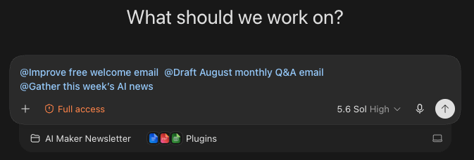 An earlier ChatGPT conversation being added as source material to a new chat.