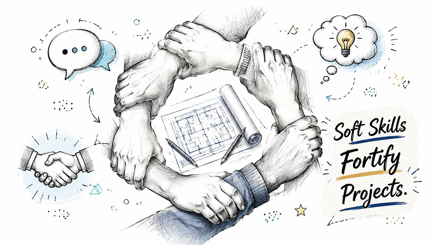 A pencil sketch of multiple hands joined together in a circle around an architectural blueprint plan. A pencil sketch of multiple hands joined together in a circle around an architectural blueprint plan.