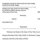 New York AG Sues Kalshi In State Court, Seeks $36 Billion In Damages