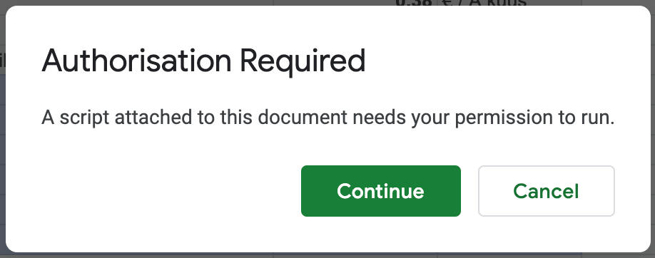 Unable to run script on Google Sheets. - Google Docs Editors Community