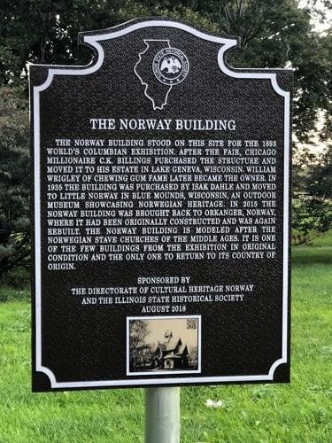 Norway Building plaque Norway Building plaque
