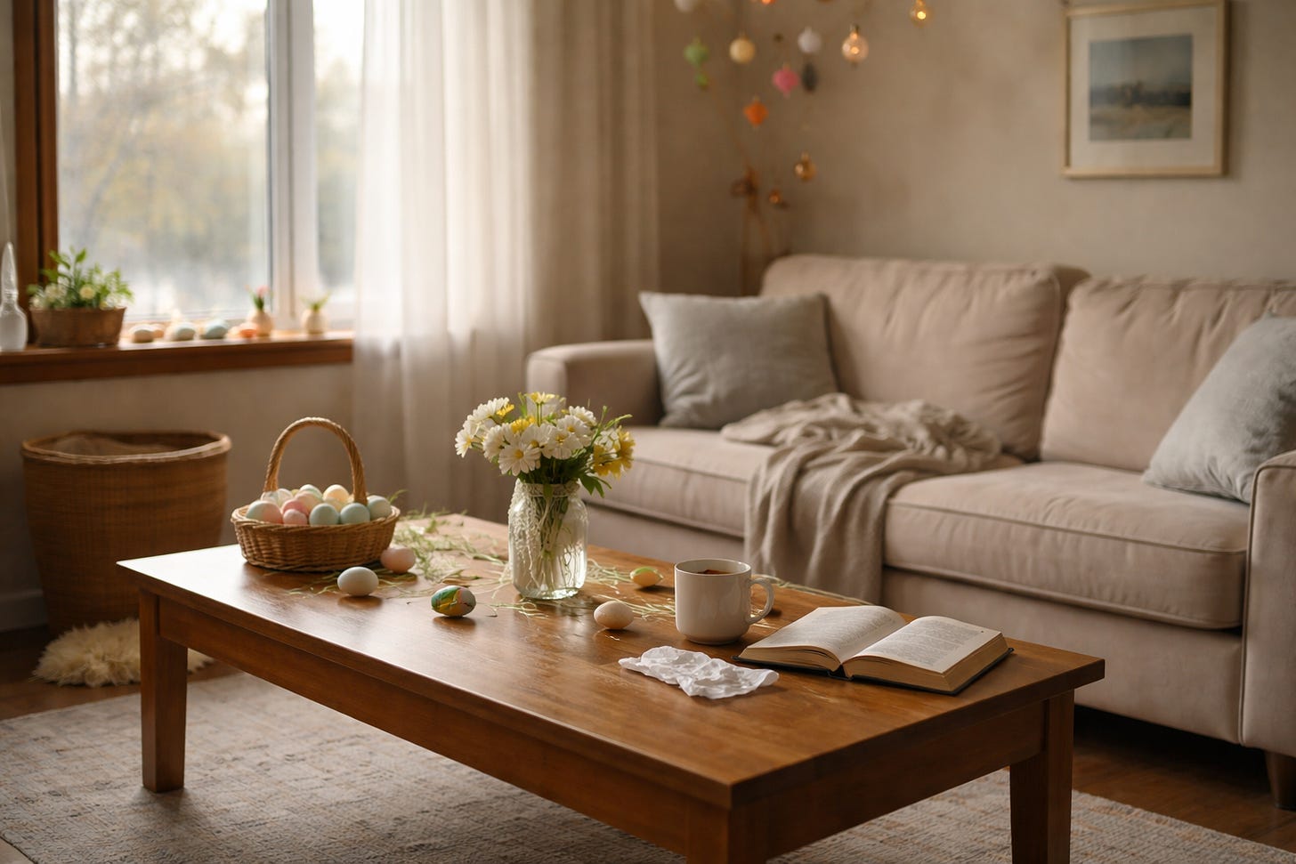 A coffee table in a living room

AI-generated content may be incorrect.