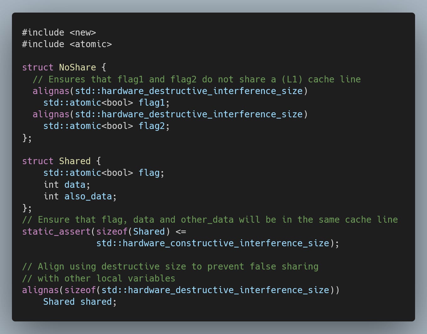 Daily bit(e) of C++ | std::hardware_destructive_interference_size, std ...