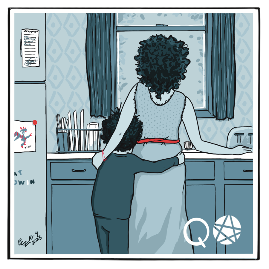 Inktober 04 - Queen of Pentacles