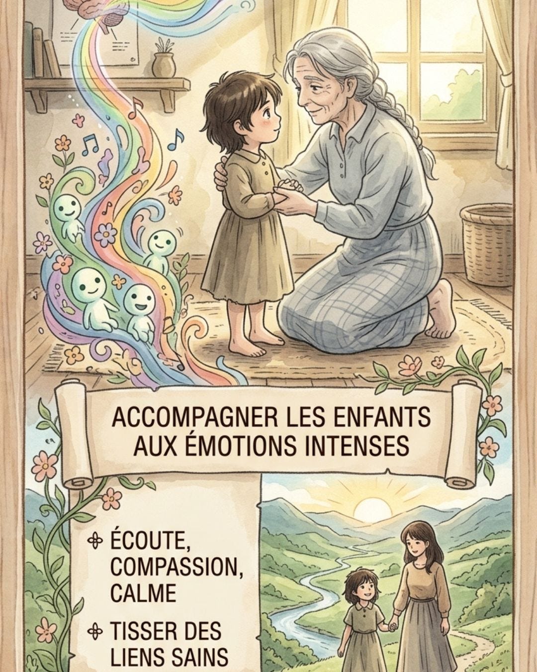 Les enfants aux émotions intenses vivent dans une contradiction permanente. Ils recherchent désespérément la connexion avec leurs figures d’attachement mais craignent en même temps que leurs réactions massives ne fassent fuir leurs proches.  Lorsqu’une vague émotionnelle arrive, le moindre signe d’agacement chez l’adulte déclenche un mode de menace interne, l’enfant conclut qu’il est incontrôlable ou fondamentalement mauvais.  Sans un accompagnement précoce axé sur la sécurité relationnelle, ces schémas peuvent favoriser à l’âge adulte le développement de traits de personnalité borderline. Ce profil présente également un fort chevauchement avec la haute sensibilité théorisée par le Dr Elaine Aron.