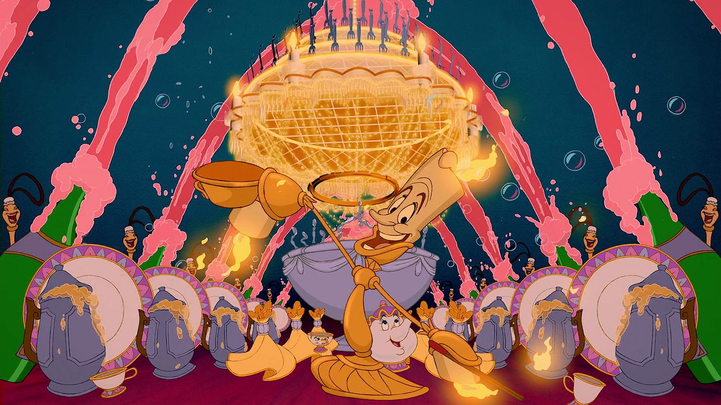 “Be Our Guest” from Disney’s Beauty and the Beast