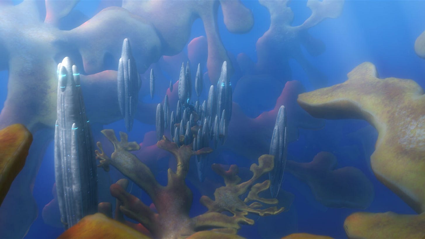 The underwater cities of Mon Cala