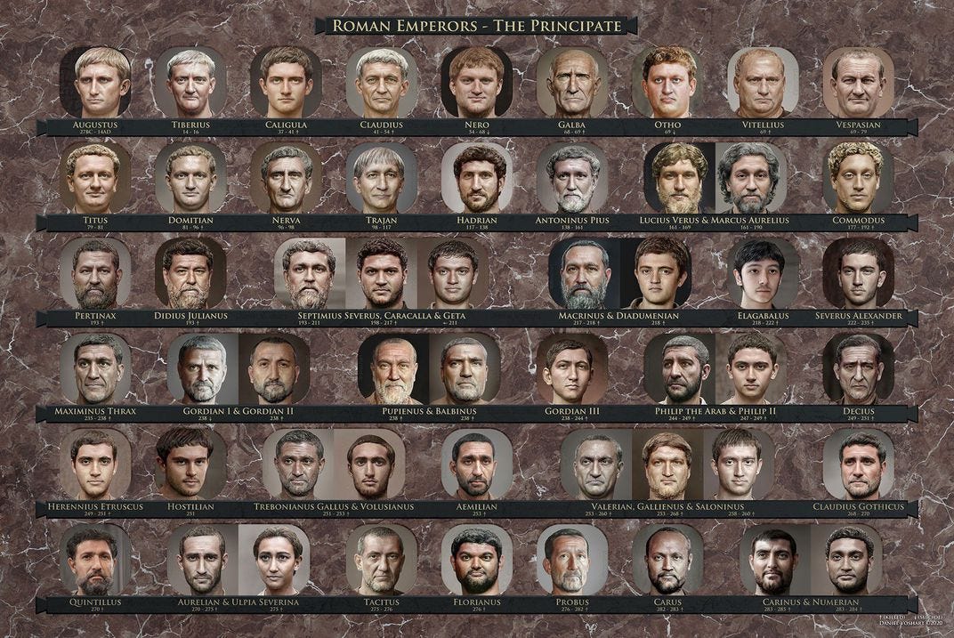 Photorealistic portraits of Roman Emperors : r/ancientrome Photorealistic portraits of Roman Emperors : r/ancientrome
