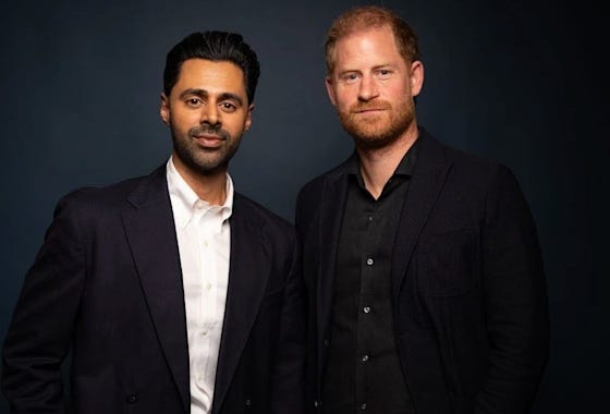 Prince Harry and Hasan Minhaj Prince Harry and Hasan Minhaj