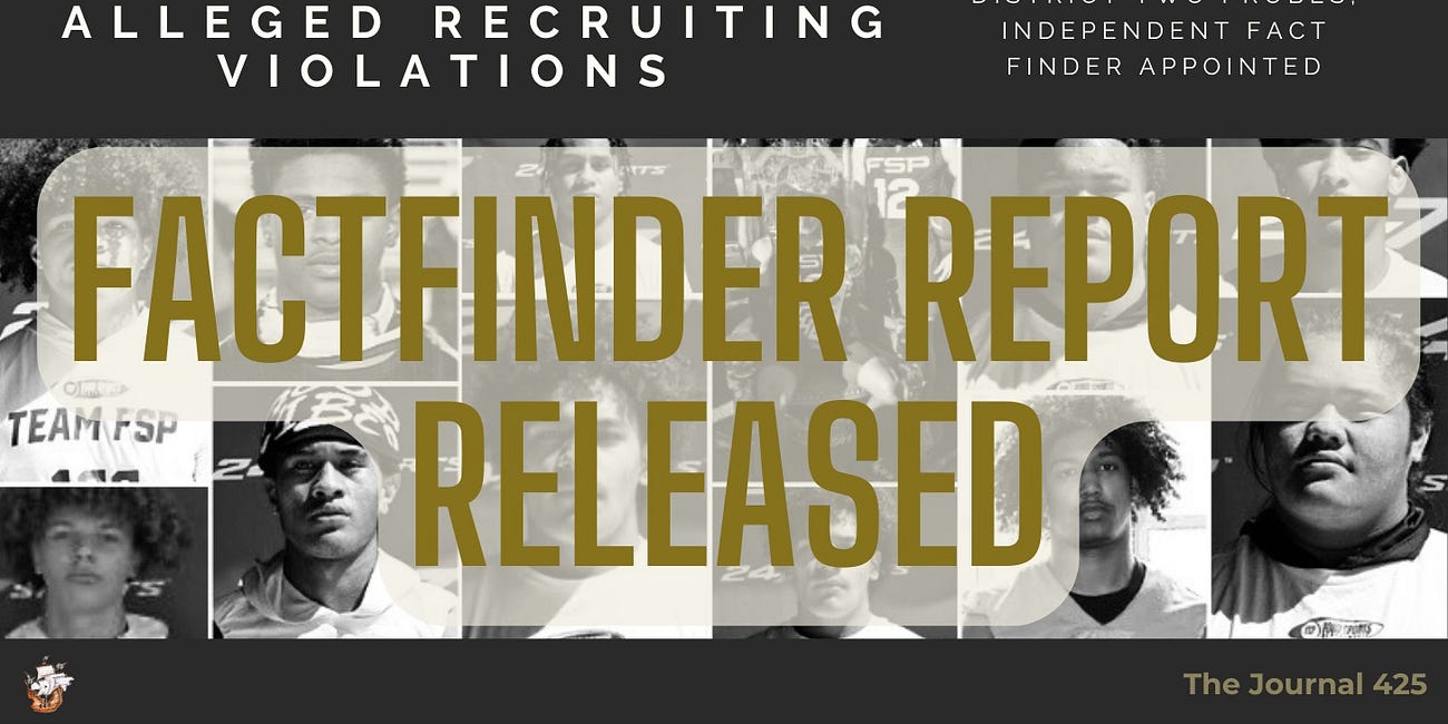 Roosevelt Football: Scandal Substantiated by Fact-finder Report