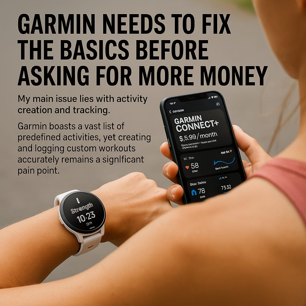 Garmin Stack My Open Letter to Garmin: You Want $7/Month? First, Let Me Track My ...