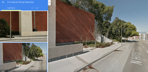 Street View: Fort Moore memorial: 458 N. Hill Street, Los Angeles, CA -- Click image for interactive 360 view Street View: Fort Moore memorial: 458 N. Hill Street, Los Angeles, CA -- Click image for interactive 360 view