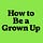 How to Be a Grown Up