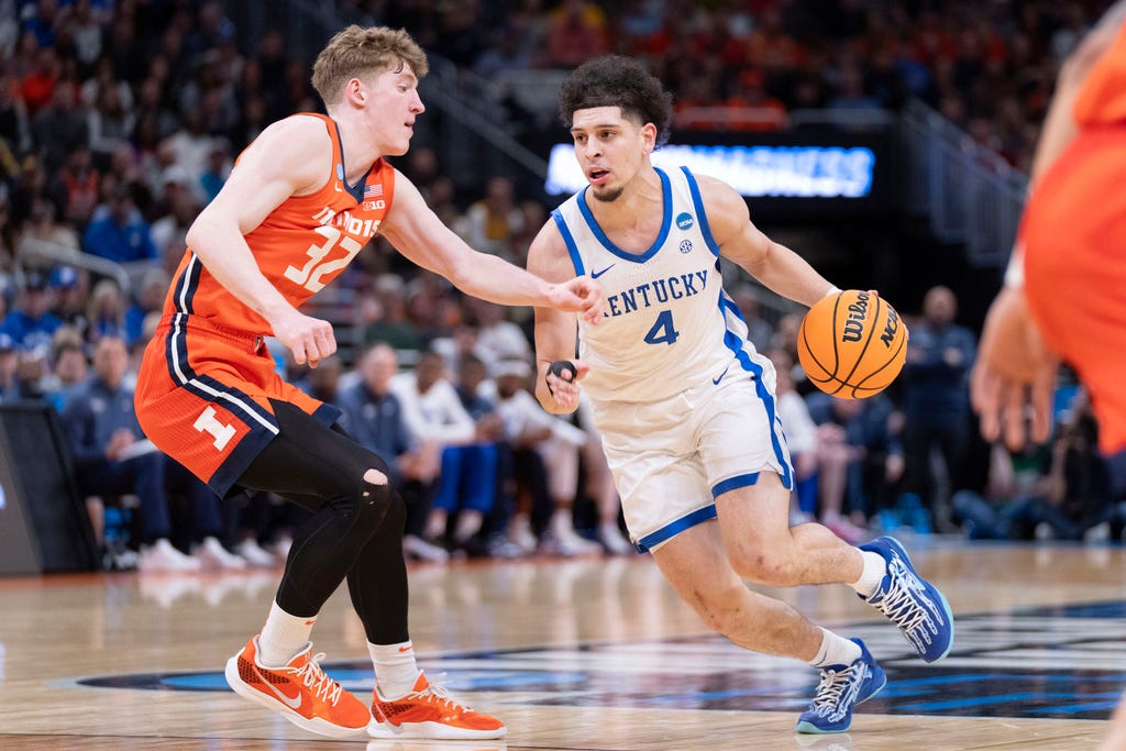 Koby Brea leads the way as Kentucky beats Illinois 84-75 for first Sweet 16  appearance since 2019 - IPM Newsroom