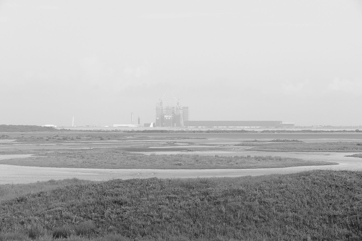 Starbase across wildlife refuge Starbase across wildlife refuge