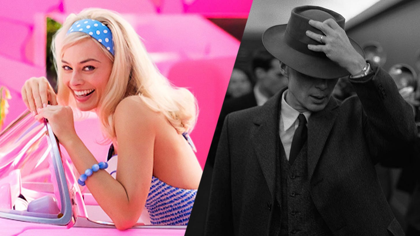 Barbie Vs Oppenheimer