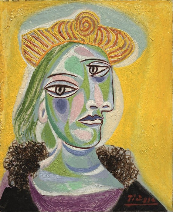 Pablo Picasso, Bust of a Woman (Dora Maar), 1938 Pablo Picasso, Bust of a Woman (Dora Maar), 1938