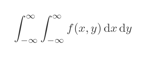 Double integral