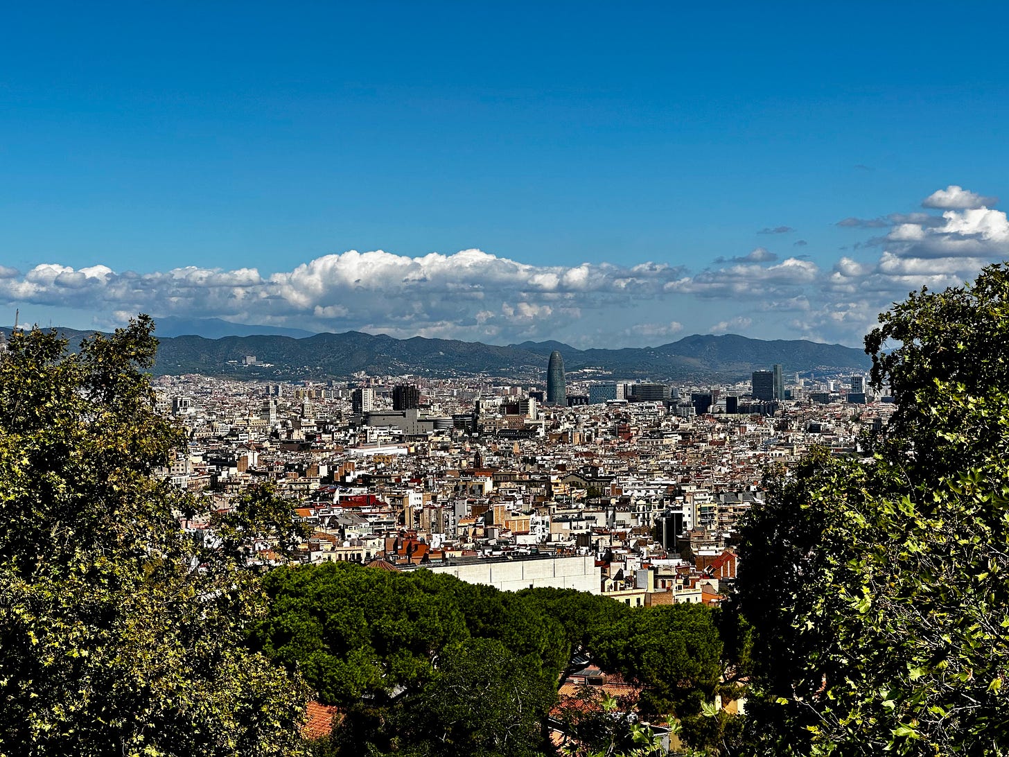 Rooftop at MNAC, Barcelona, Spain