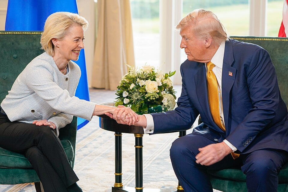 File:Meeting between Ursula von der Leyen, President of the EC, and Donald Trump, President of the United States - 2025 (2).jpg File:Meeting between Ursula von der Leyen, President of the EC, and Donald Trump, President of the United States - 2025 (2).jpg