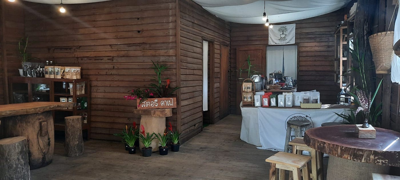 A cosy place to sit and have a coffee.
