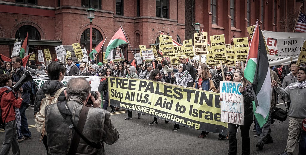 2017.03.26 Anti-Israel Protest, Washington, DC USA 01929