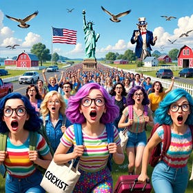 The Ladies Want to Flee: On Performative Patriotism and Political Cowardice