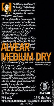 Alvear Medium Dry Pedro Ximenez