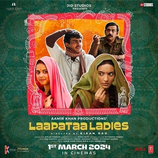 Movies of the year 2024 From Left to Right: I Saw the TV Glow | Monkey Man | Challengers | Laapata Ladies | The Substance