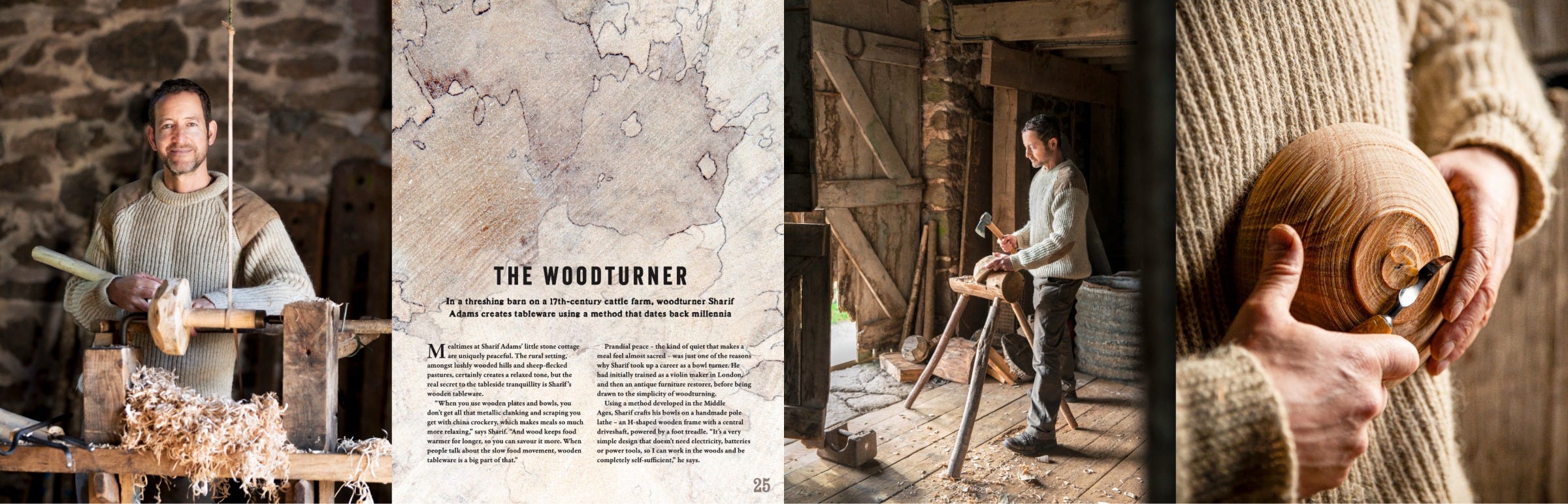 Woodturner Sharif Adams by Suzy Bennett Woodturner Sharif Adams by Suzy Bennett