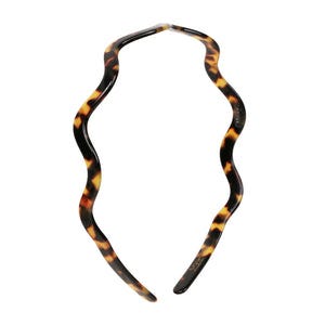Chevron Dark Tortoiseshell Alice Band