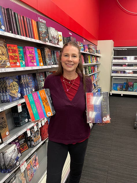 Romantasy books at Target