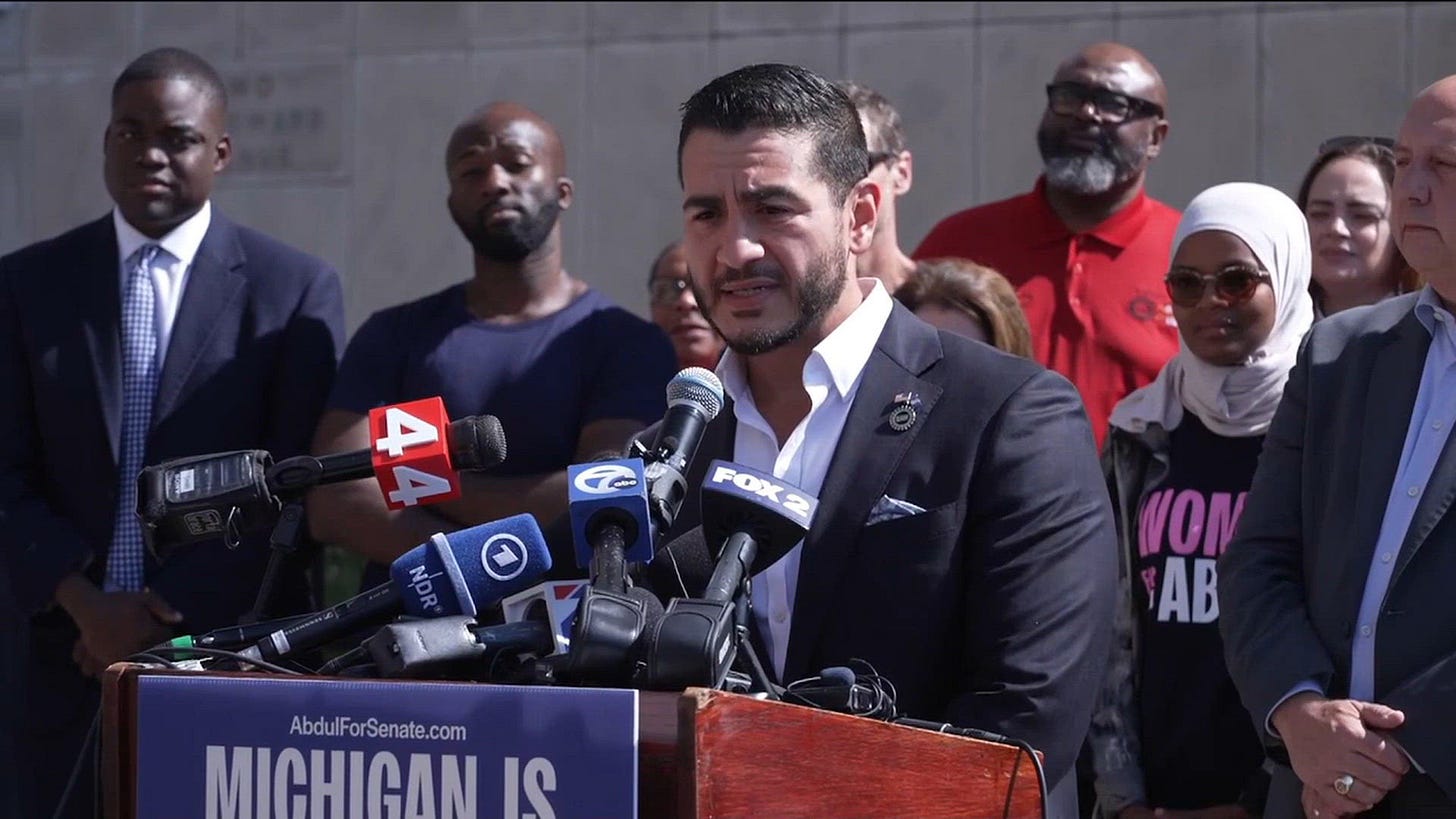 Abdul el-Sayed victory speech in Michigan