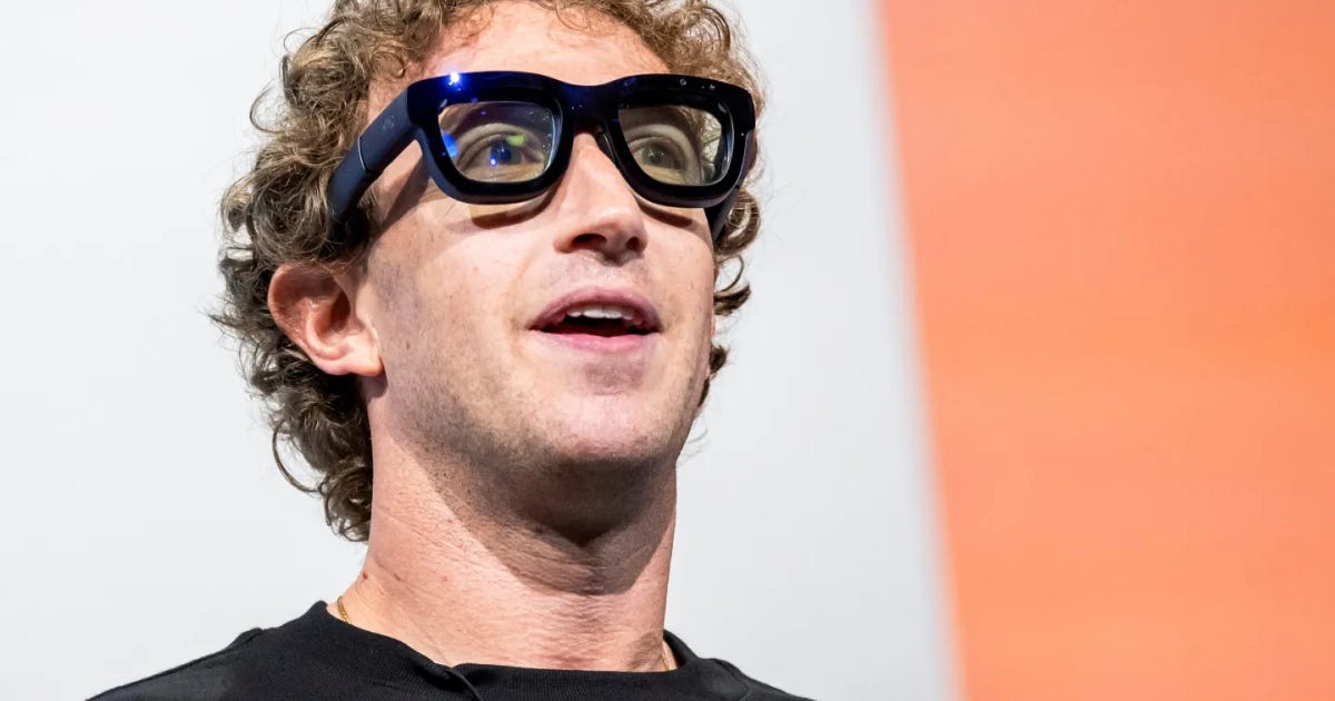 Mark Zuckerberg, Meta CEO, after publishing his essay The Future Is for Everyone setting out Meta's superintelligence strategy — personal superintelligence agents for everyone, safety through billions of agents checking one another, and open access over a lab keeping its strongest model to itself — The Signal newsletter