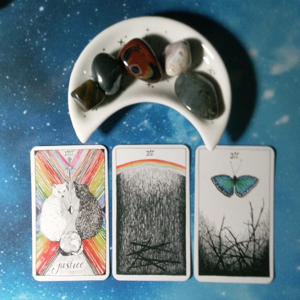 A Message from the Universe ~ That Sweet Feeling, Wild Unknown Mini Tarot Cards.jpg