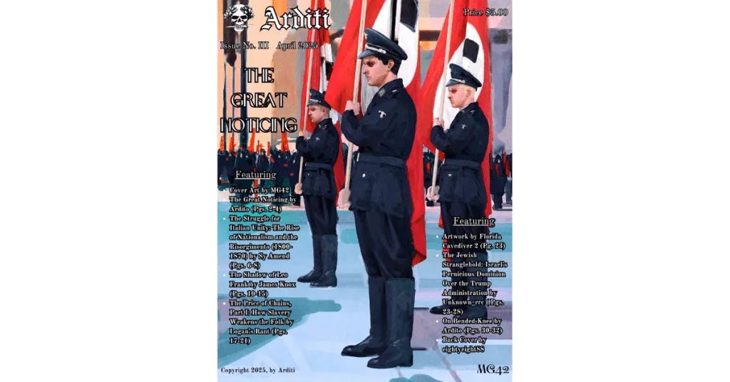 Arditi Issue No. III: The Great Noticing