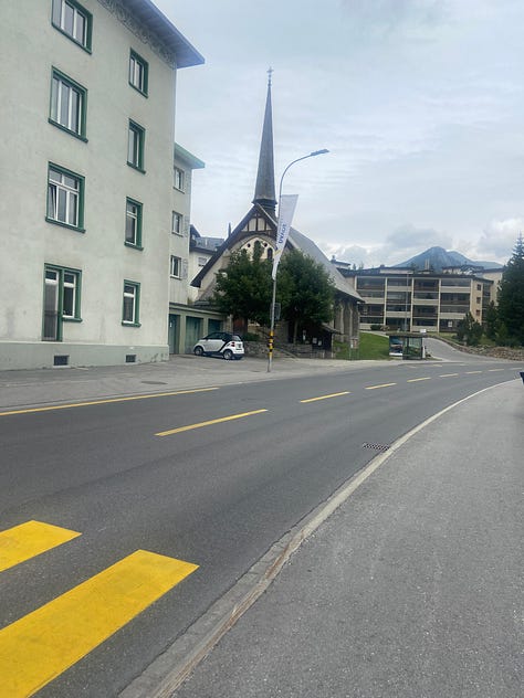 Pictures of Davos as walk along the streets